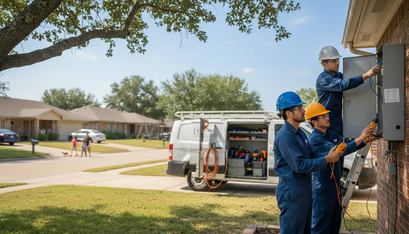 Certified electrician providing emergency electrical services in Marinette, WI
